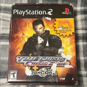 Sony 2 Time Crisis: Crisis Zone + Guncon 2 Bundle (box and gun only)